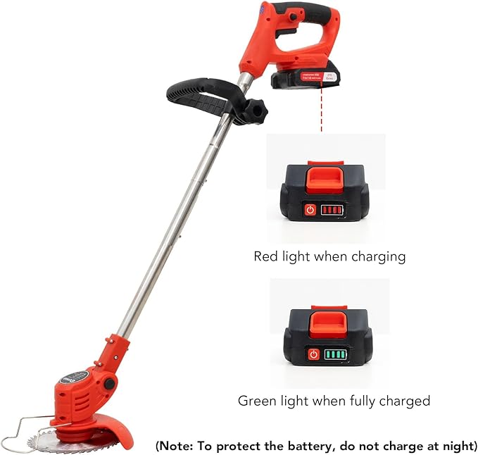 OUTIGO cordless electric brushcutter with 2 batteries and blades

Lightweight folding lawn trimmer by OUTIGO for garden and yard

OUTIGO 4-in-1 blade grass trimmer for cutting weeds and branches

Battery powered lawn cutter by OUTIGO with safety features

Portable electric brush cutter from OUTIGO with adjustable handle

High-performance OUTIGO garden trimmer for edging and trimming

OUTIGO brushcutter with saw blade cutting through thick brush

Rechargeable cordless lawn trimmer by OUTIGO – ergonomic 